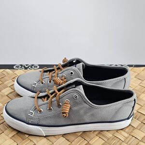 Sperry Top-Sider Pier View Gray Sneakers Size 6